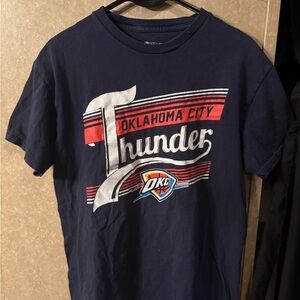 NBA Black and Blue Logo T-Shirt